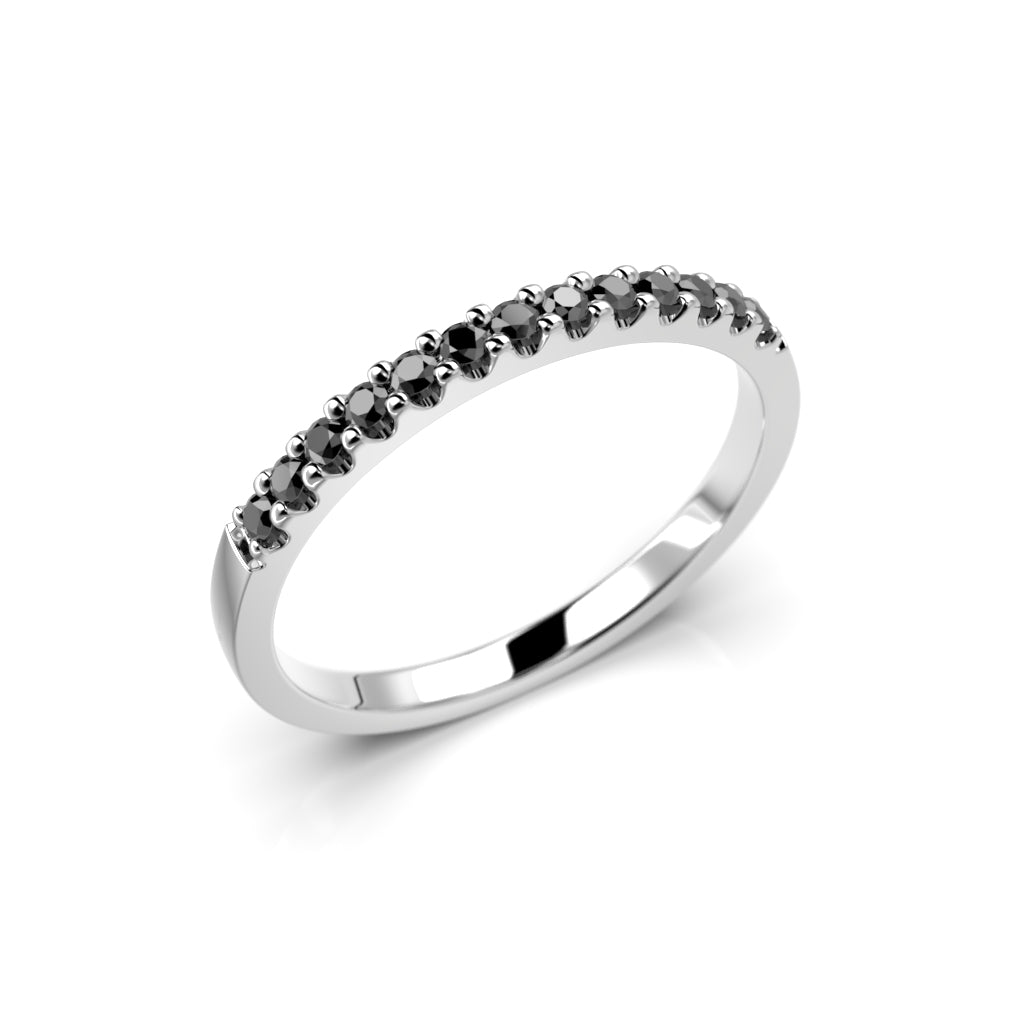 Diamant diamantring Juliette Black 0,13 ct