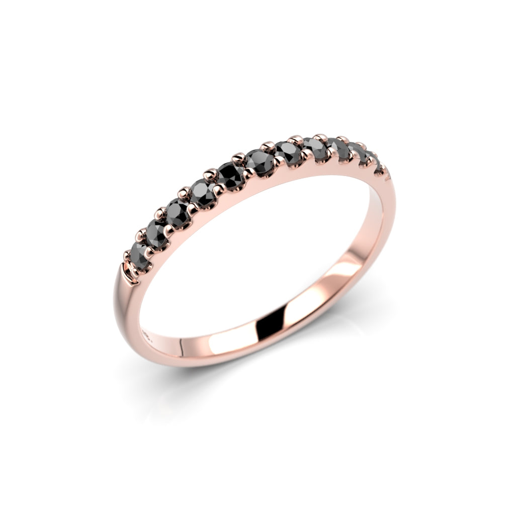 Timanttirivisormus Juliette Black 0,22 ct