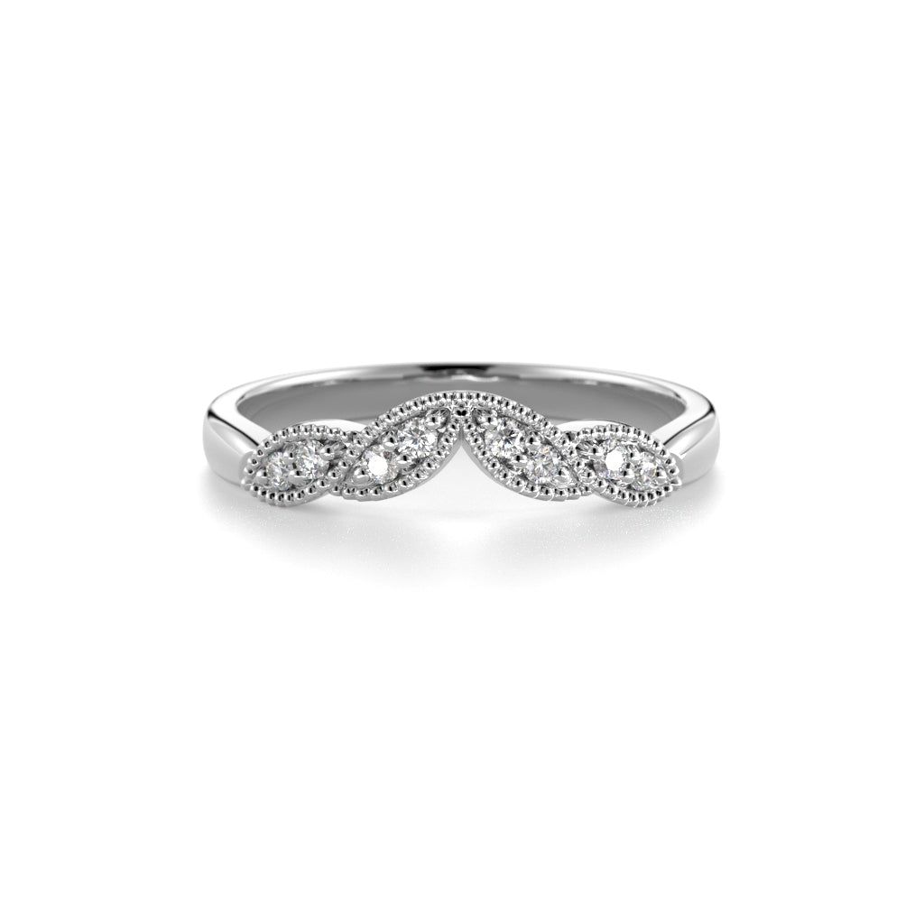 Diamantring Veera Side 0,08ct