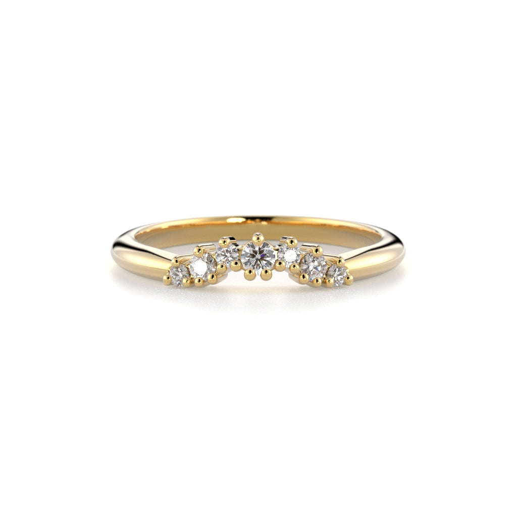 NEW Diamond ring Nelly Side 0.11ct