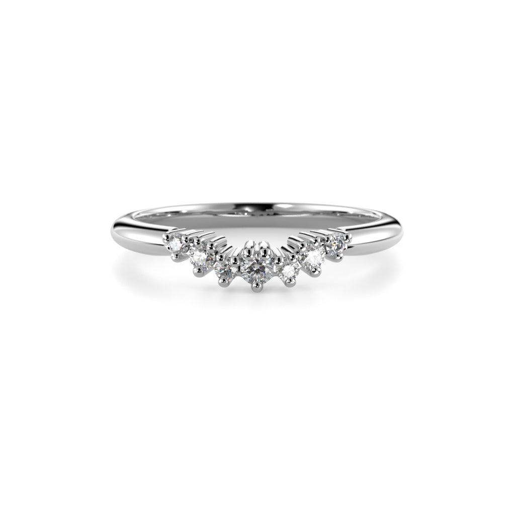 NEW Diamond ring Nelly Side 0.11ct