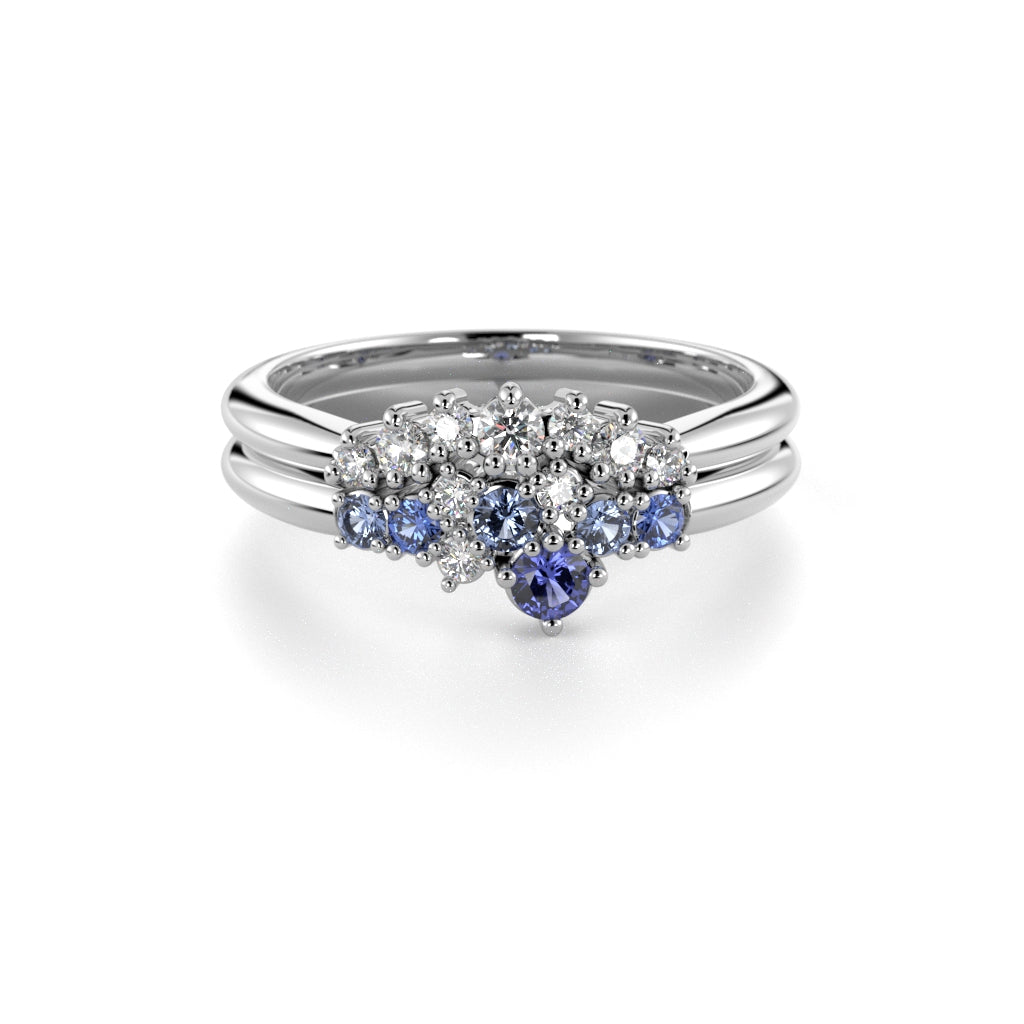 NEW Diamond ring Nelly Side 0.11ct