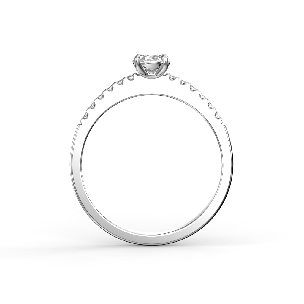 NYHET Diamantring Selena Side 0,62 ct