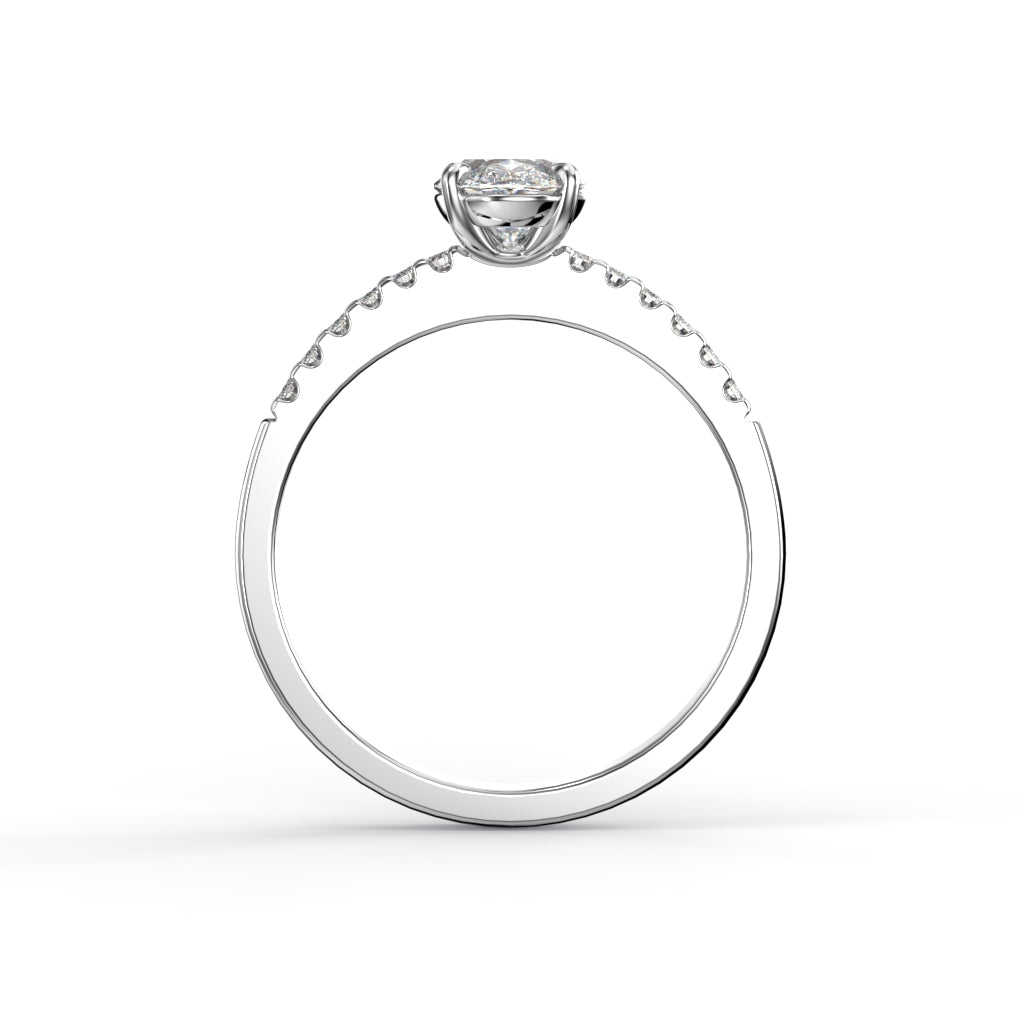 Diamantring Selena Side 1,12 ct