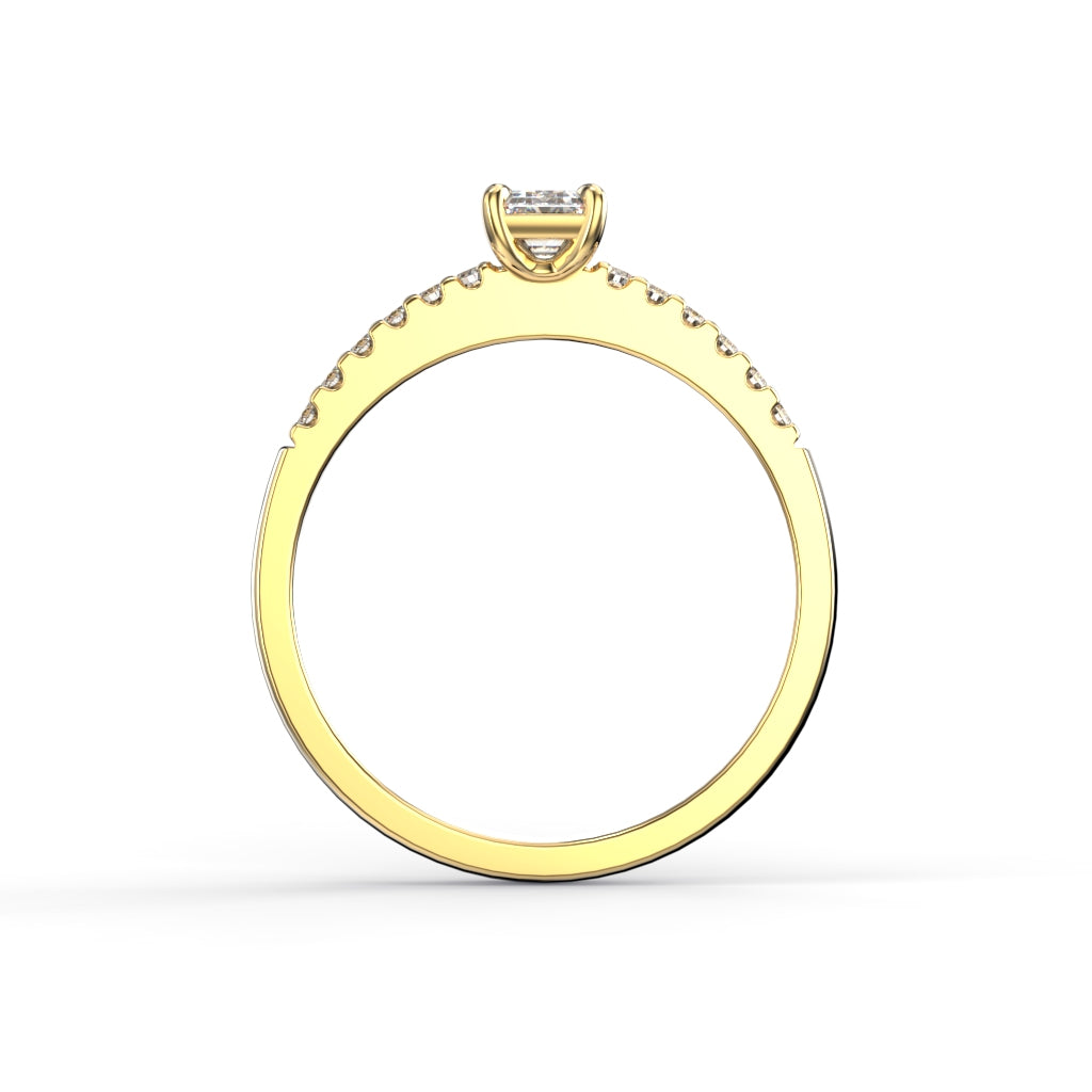 Timanttisormus Serena Side 0,62 ct