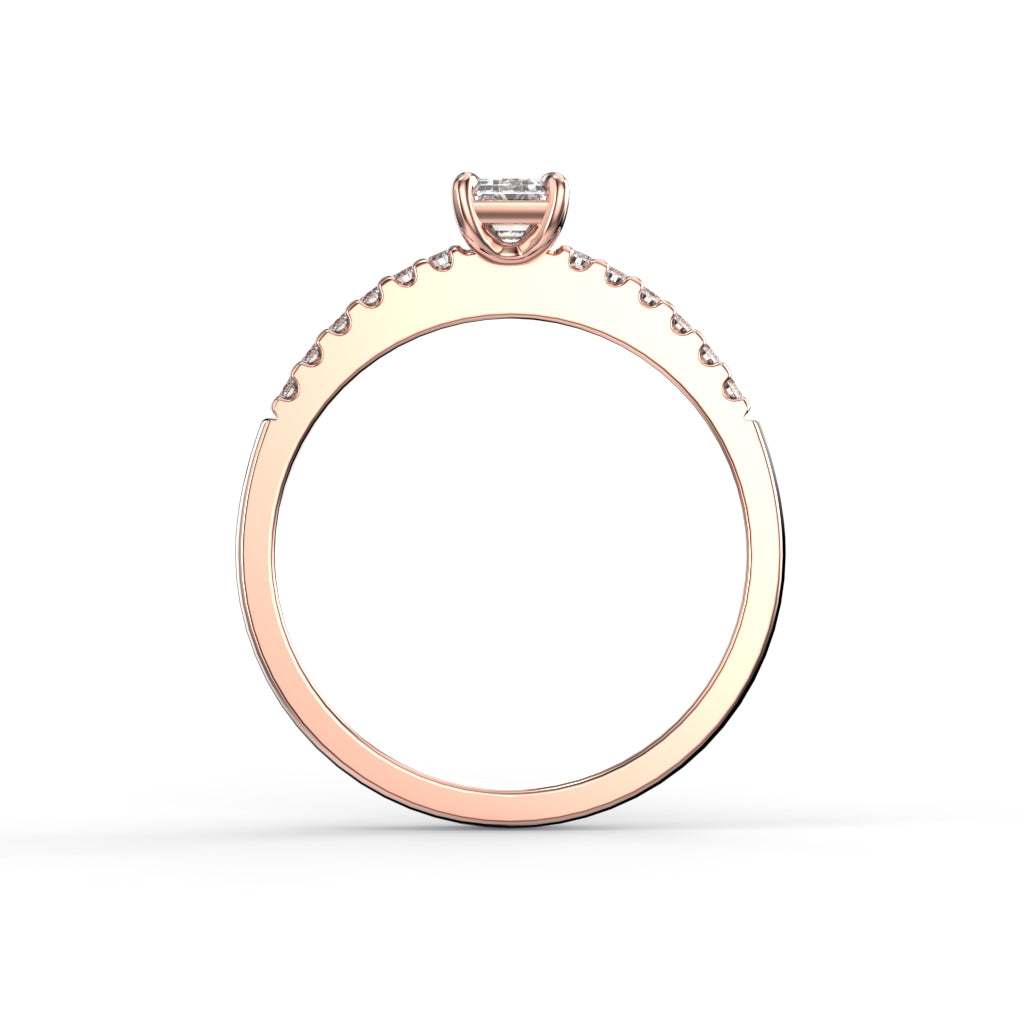 Timanttisormus Serena Side 0,62 ct