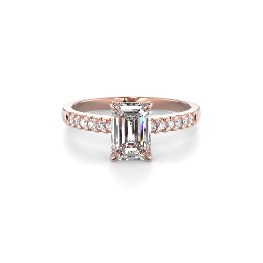 Diamantring Serena Side 1,12 ct