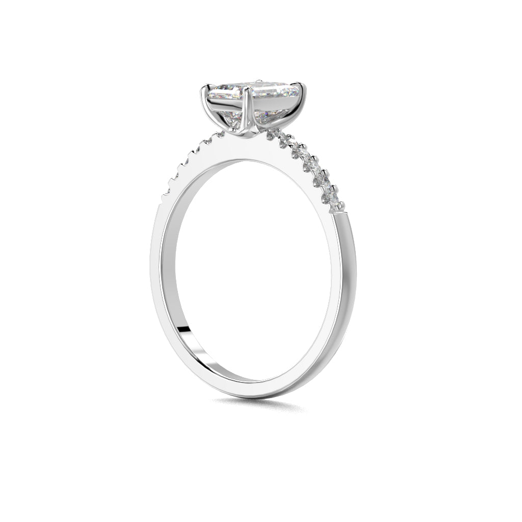 Diamantring Serena Side 1,12 ct