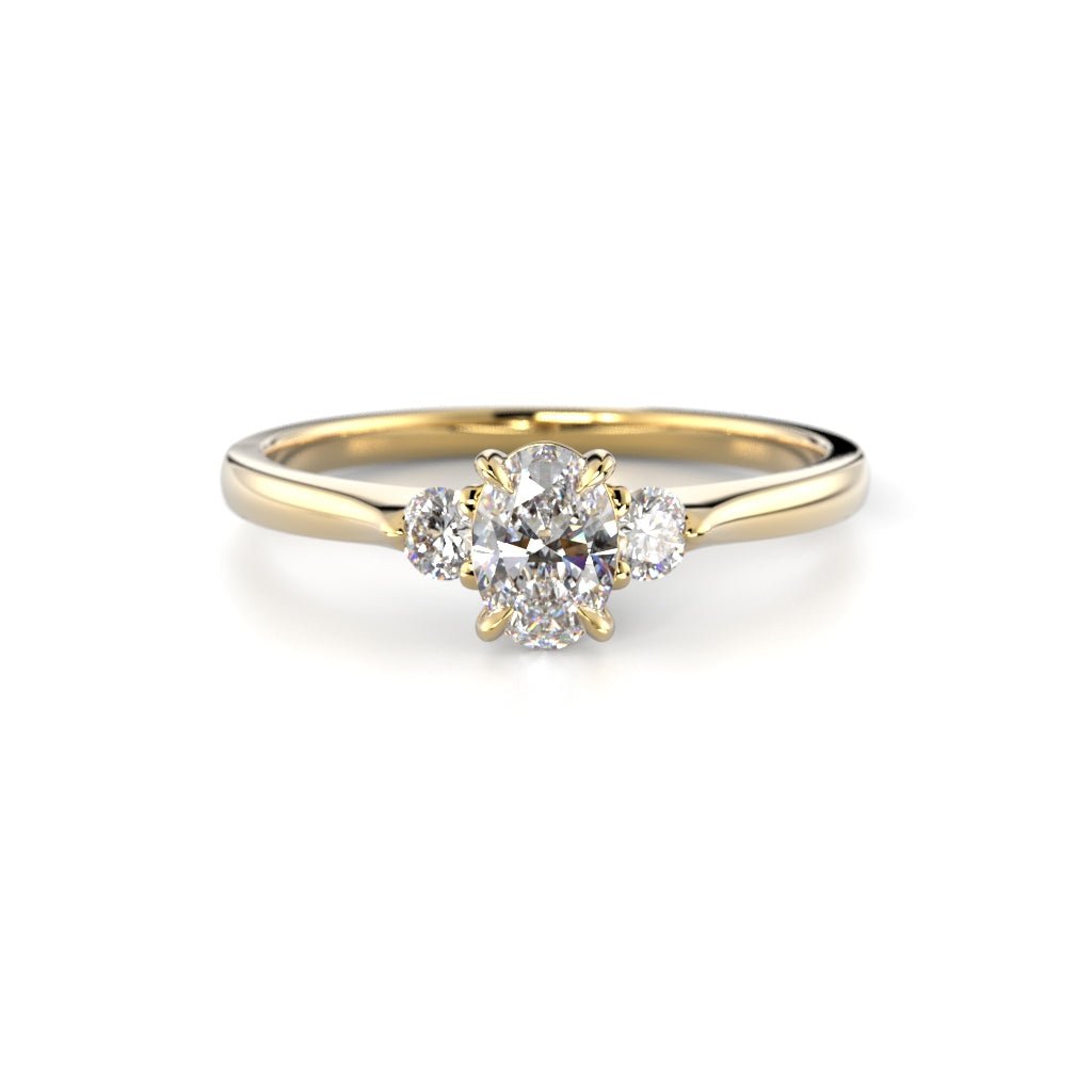 NEW Diamond ring Selena Side 0,62 ct