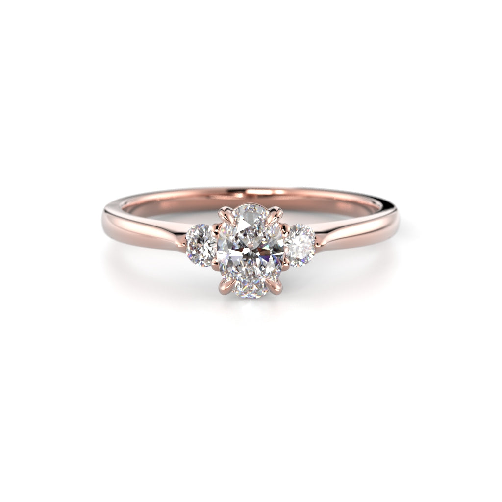 NEW Diamond ring Selena Side 0,62 ct