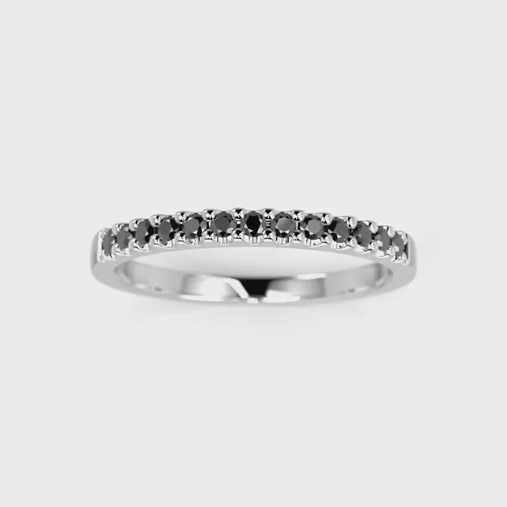 Diamant diamantring Juliette Black 0,13 ct