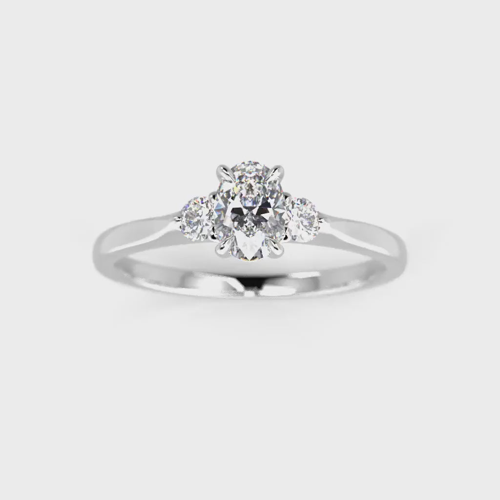 NEW Diamond ring Selena Side 0,62 ct