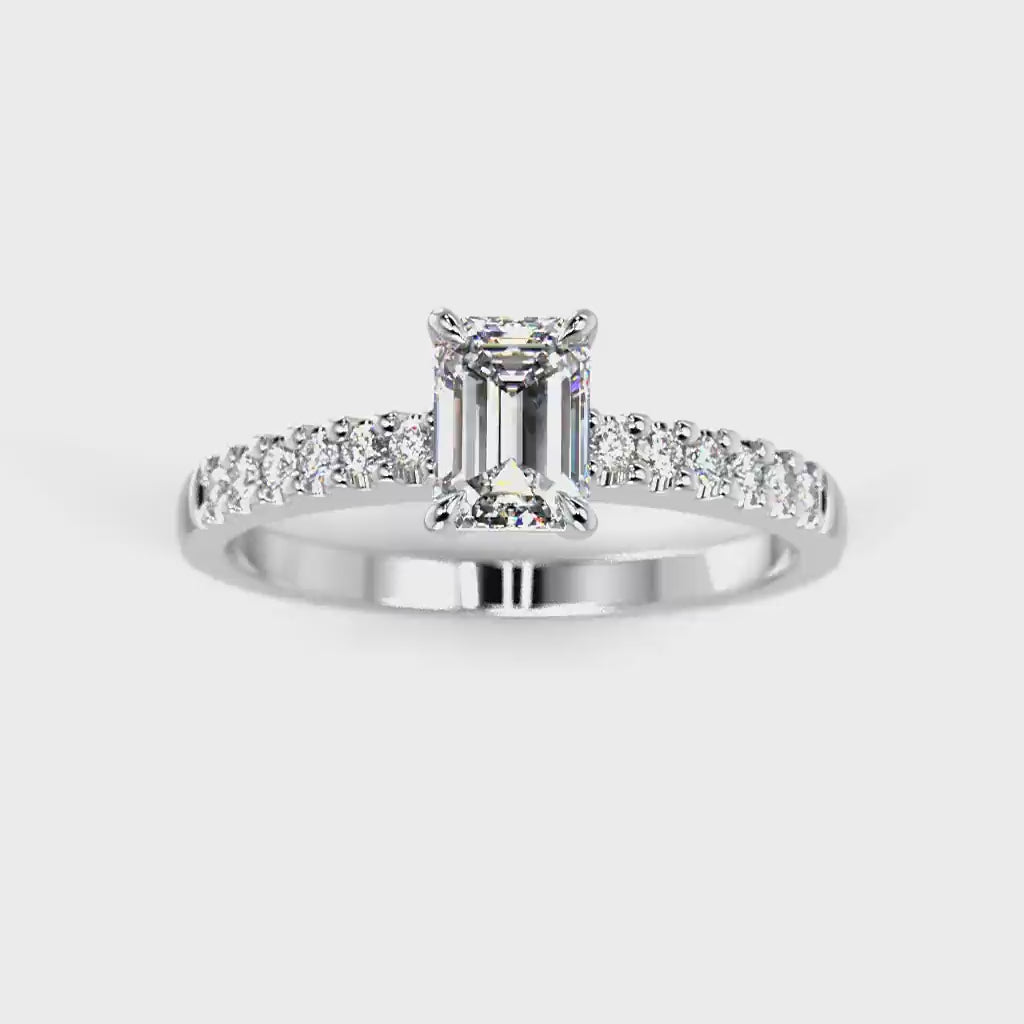 Timanttisormus Serena Side 0,62 ct