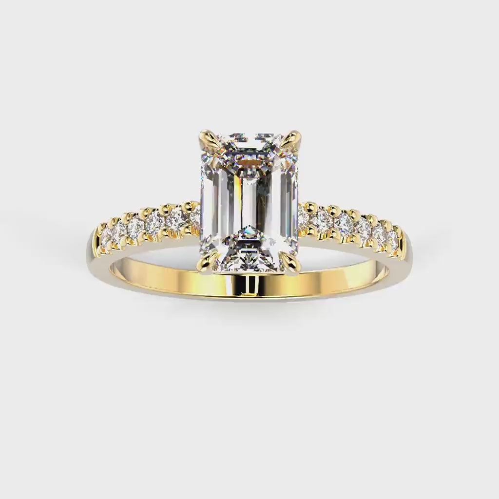 Diamantring Serena Side 1,12 ct