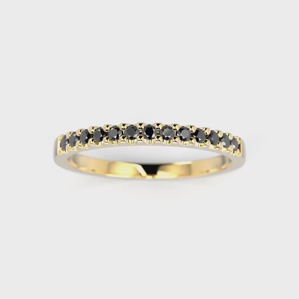 Diamant diamantring Juliette Black 0,13 ct